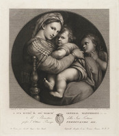 KG 00478
<br/>
Maria met kind en Johannes de Doper ('Madonna della Sedia')
<br/>
<em>Morghen, Raffaelle (1758-1833)</em>